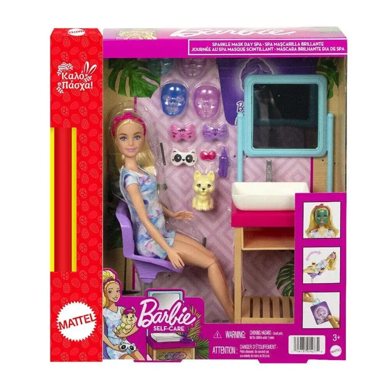 Barbie Λαμπάδα Wellness – Σπά (HCM82)