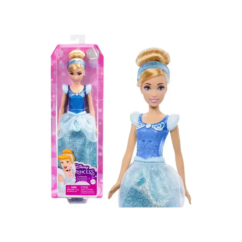 Mattel Disney Princess Doll Σταχτοπούτα Βασικές Κούκλες (HLW06)