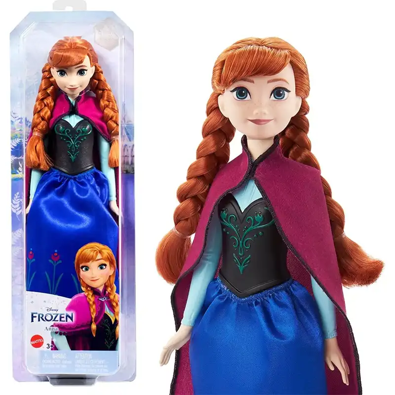 Mattel Disney Frozen Doll Άννα (HLW46-HLW49)