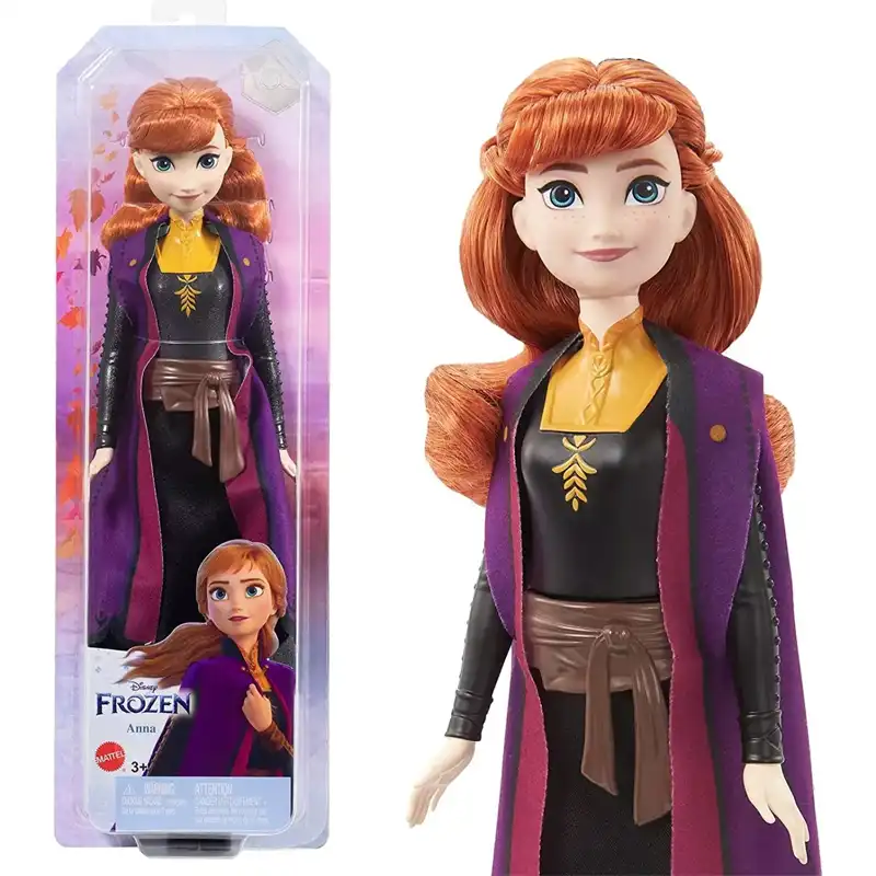 Mattel Disney Frozen Doll Άννα (HLW46-HLW50)