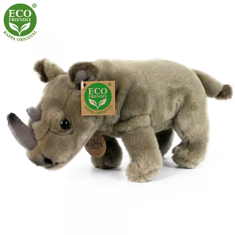 Rappa Λούτρινος Ρινόκερος 23 εκ. Ορθιος Eco-Friendly (490345)