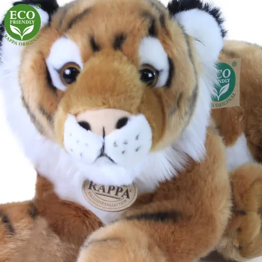 Rappa Λούτρινη Τίγρης 36 εκ. Ξαπλωτή Eco-Friendly (942042)