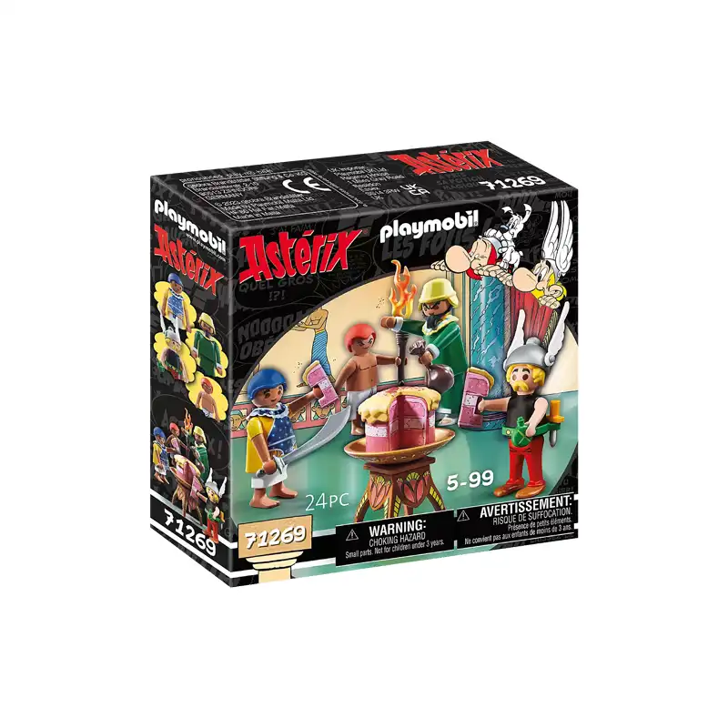 Playmobil Asterix: Η Δηλητηριασμένη Τούρτα Του Πυραμιδονίς (71269)