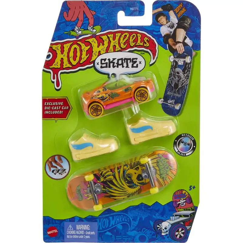 Mattel Hot Wheels Skate Παπούτσια Και Αυτοκινητάκι HGT71 (HNG59)