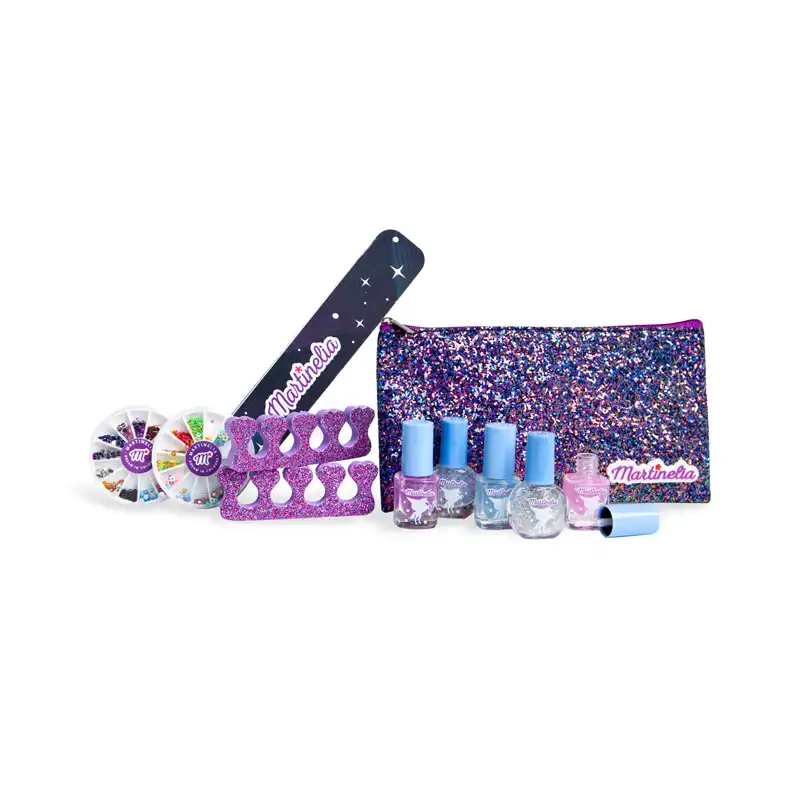 Folia Pro Martinelia Galaxy Dreams Nail Set & Cosmetic Bag (LL-31155)