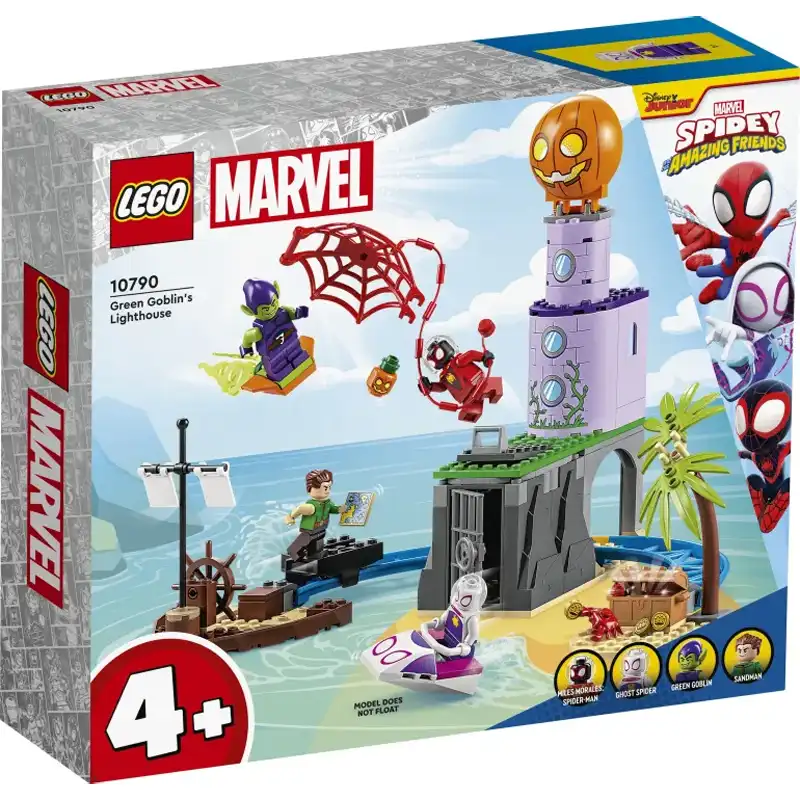 Lego Super Heroes Team Spidey At Green Goblin’s Lighthouse (10790)