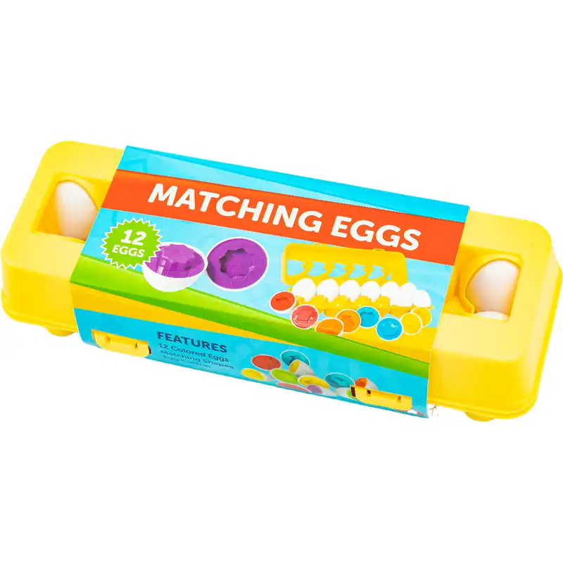 Gounaridis-DI Αυγοθήκη Με 12 Αυγά Που Ταιριάζουν Στα Σχήματα-Χρώματα (LB33-3)