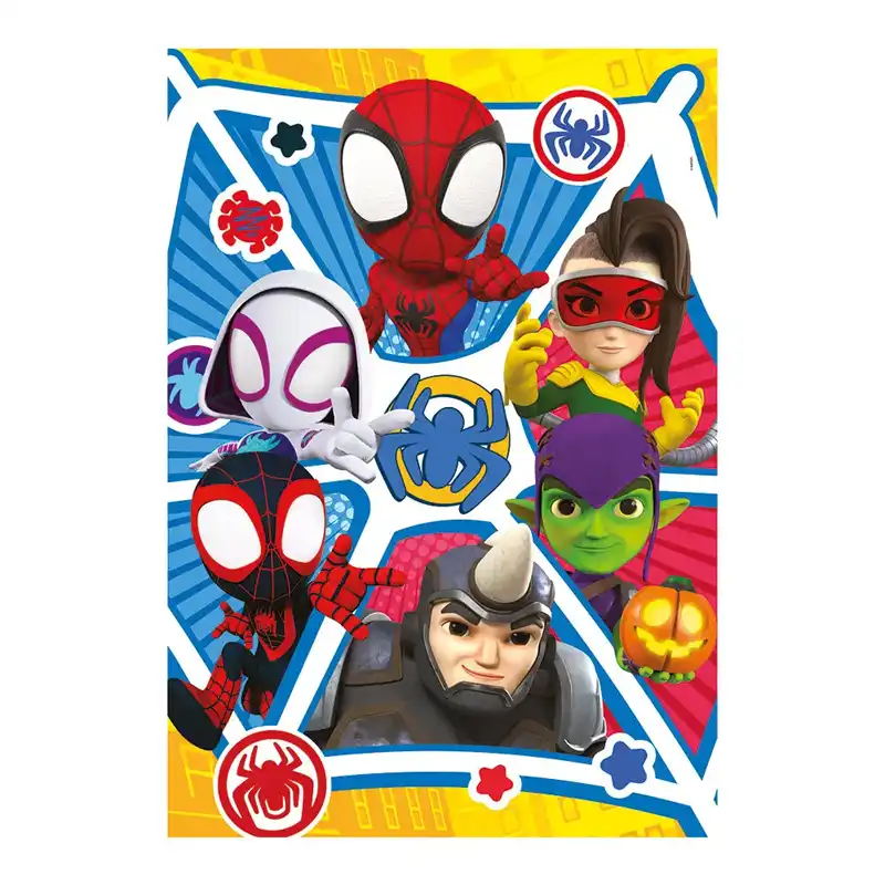 Clementoni Παιδικό Παζλ Supercolor Marvel Spidey Και Οι Απίθανοι Φίλοι Του 3×48 τμχ (1200-25282)