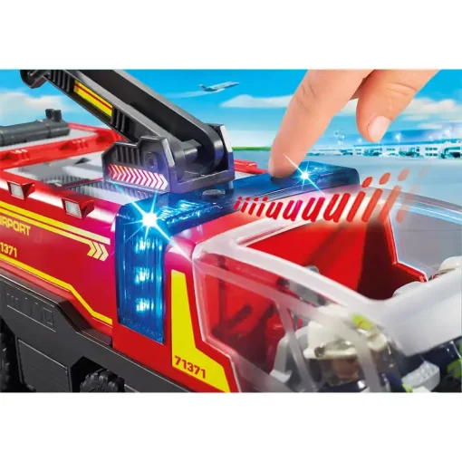 Playmobil Πυροσβεστικό Όχημα Με Φώτα, Ήχο Και Πυροσβεστικό Κανόνι ** (71371)