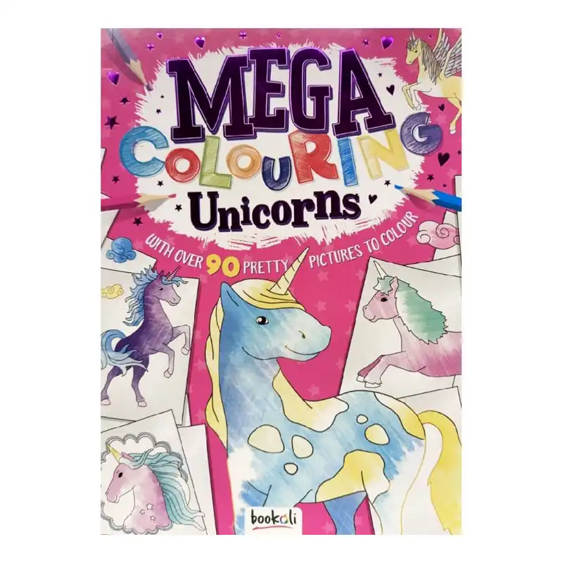 MathV Mega Colouring 5: Unicorns (MEG-7)