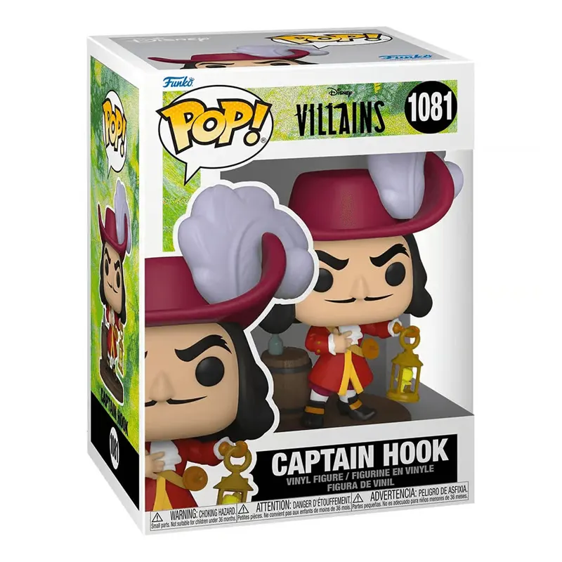 Funko Pop! Disney Villains: Peter Pan – Captain Hook #1081 Vinyl Figure (68344)