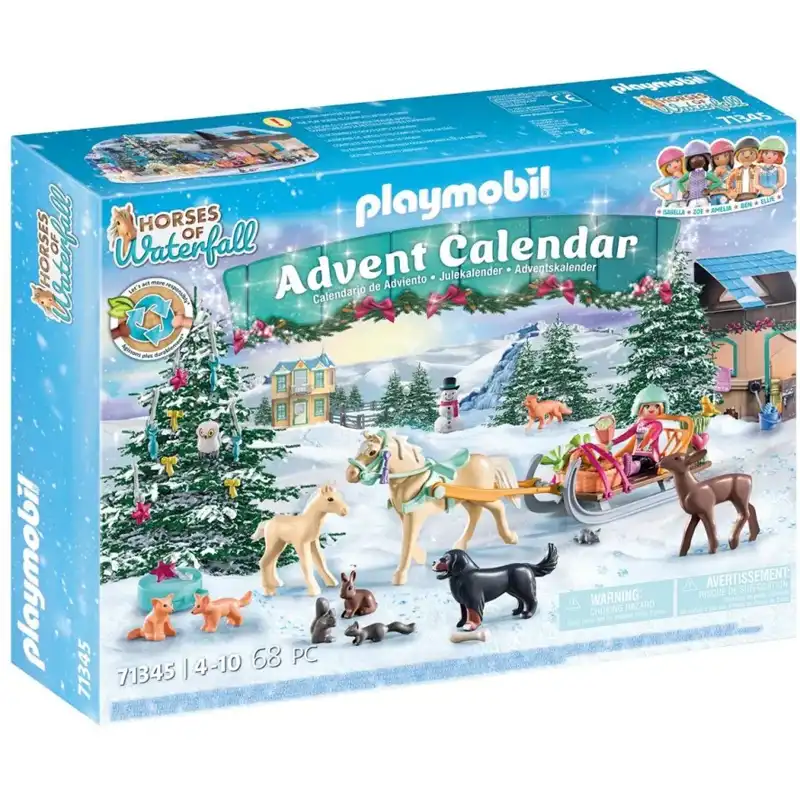 Playmobil Χριστουγεννιάτικο Ημερολόγιο – Βόλτα Με Το Έλκηθρο (71345)