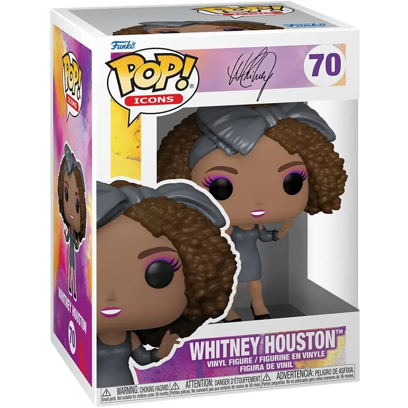 Funko Pop! Icons: Whitney Houston – Whitney Houston #70 Vinyl Figure (72806)