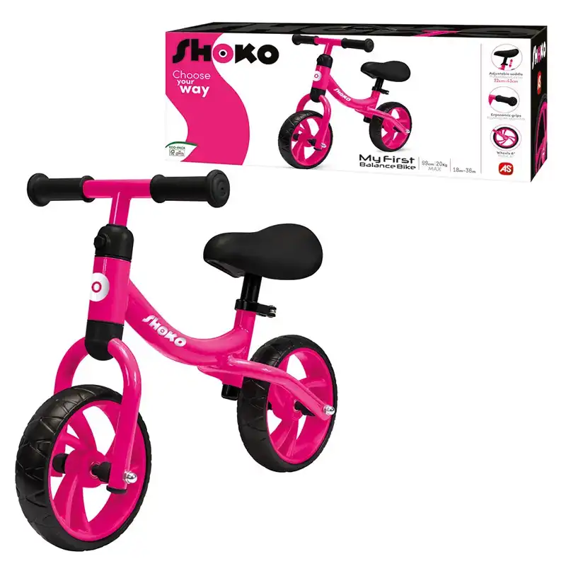 AS Company Shoko Ποδήλατο Ισορροπίας Ροζ (5004-50516)