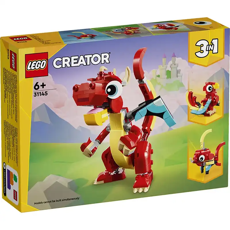Lego Creator 3in1 Red Dragon (31145)