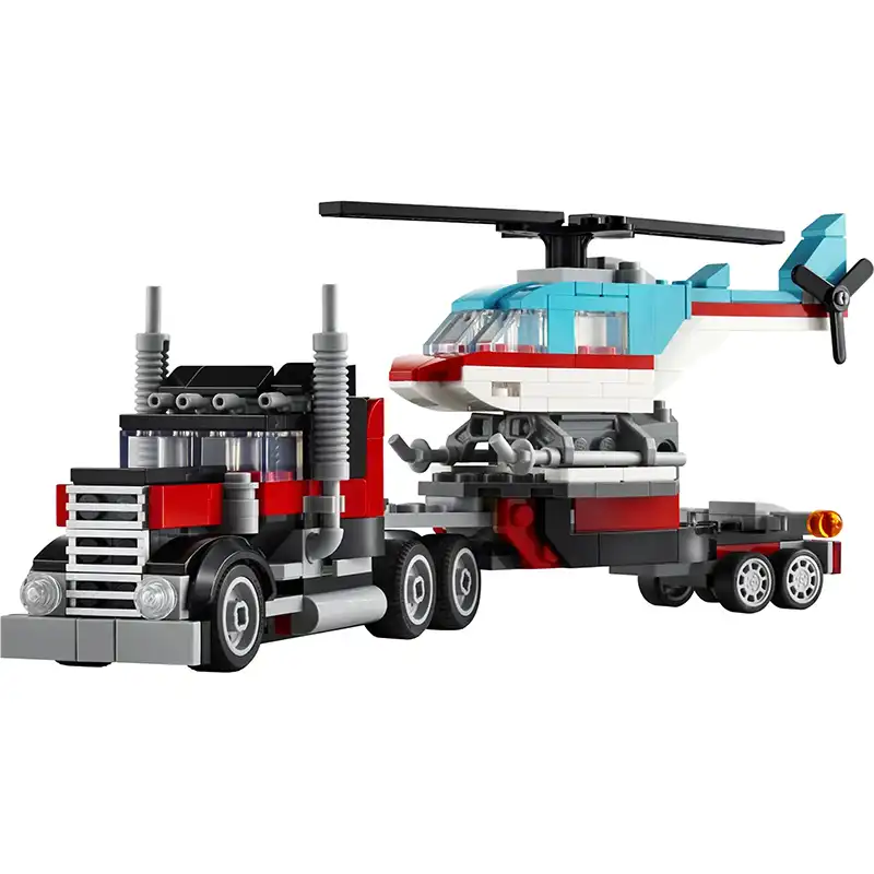 Lego Creator 3in1 Flatbed With Helicopter (31146)