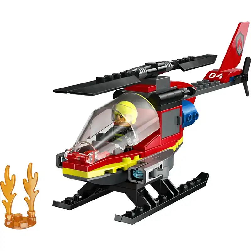 Lego City Fire Rescue Helicopter (60411)