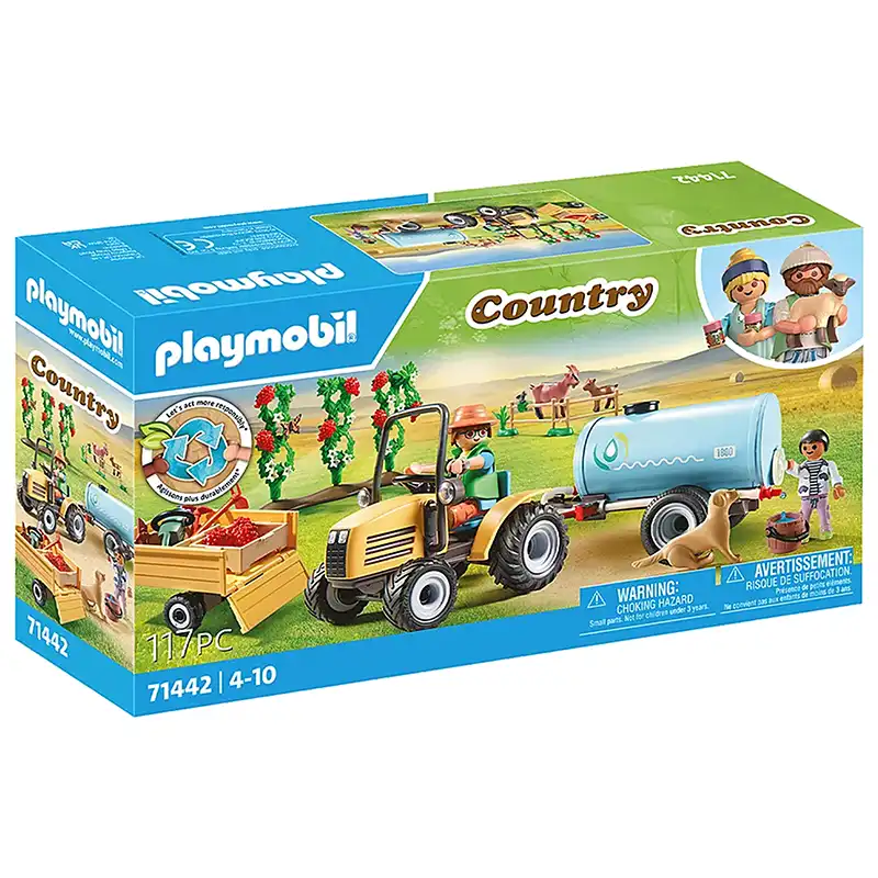 Playmobil Τρακτέρ Με Βυτιοφόρο (71442)