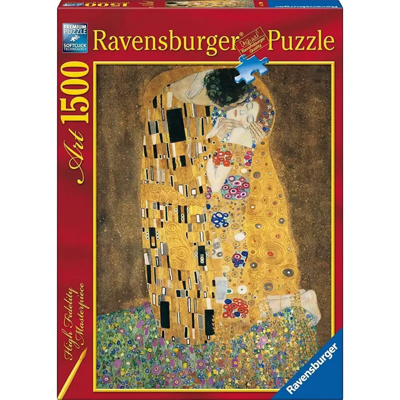Ravensburger Παζλ 1000 Τεμ. Art Collection Klimt: Το Φιλί (15743)