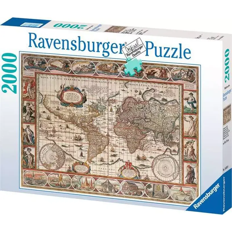 Ravensburger Παζλ 2000 Τεμ. Ιστορικός Χάρτης (16633)