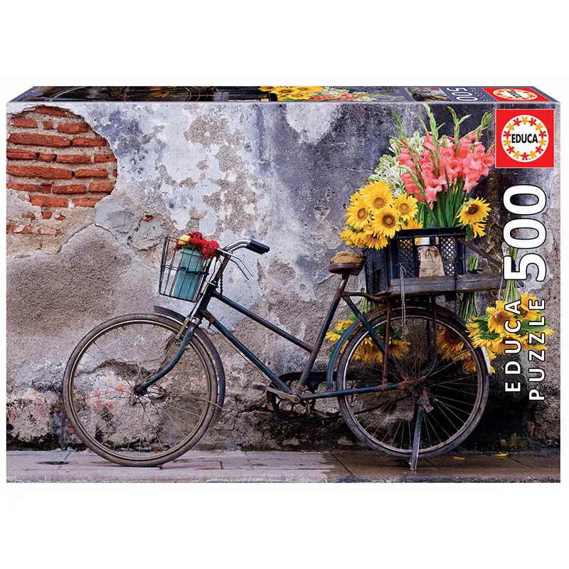 Educa Παζλ 500 Bicycle With Flowers (17988)