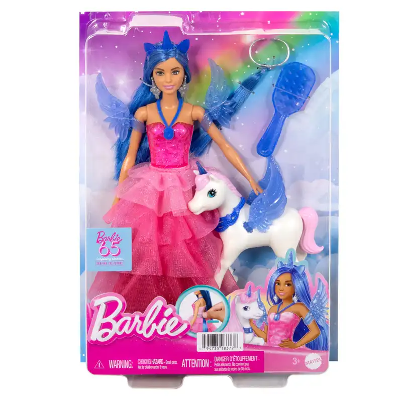 Mattel Barbie Princess Sapphire Unicorn 65th Anniversary (HRR16)