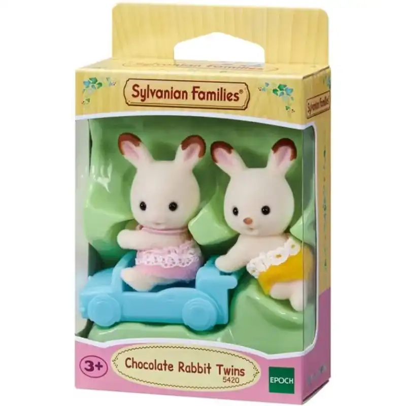 Epoch Sylvanian Families Δίδυμα Μωρά Chocolate Rabbit Twins (5420)