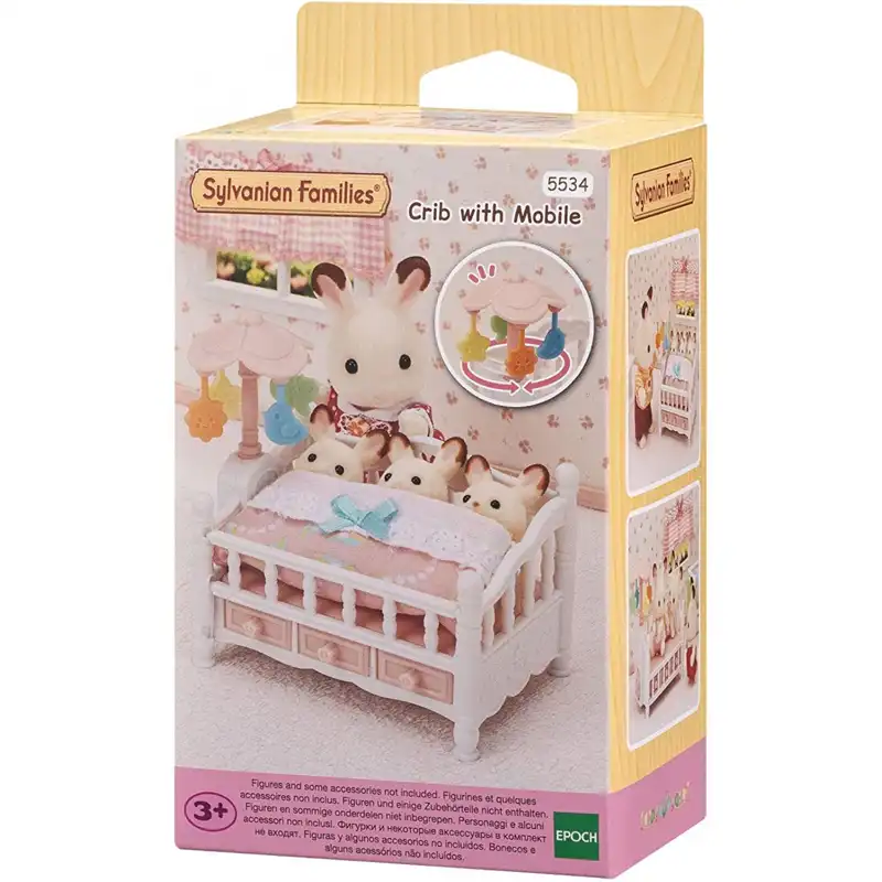 Epoch Sylvanian Families: Crib With Mobile (5534)