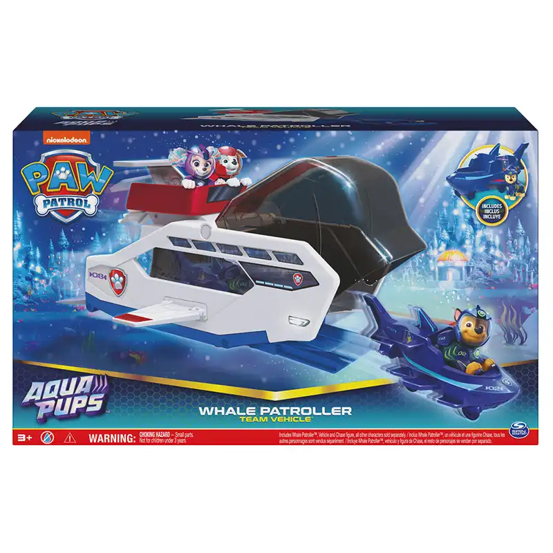 Spin Master Paw Patrol: Aqua Pups – Whale Patroller Team Vehicle (6065308)