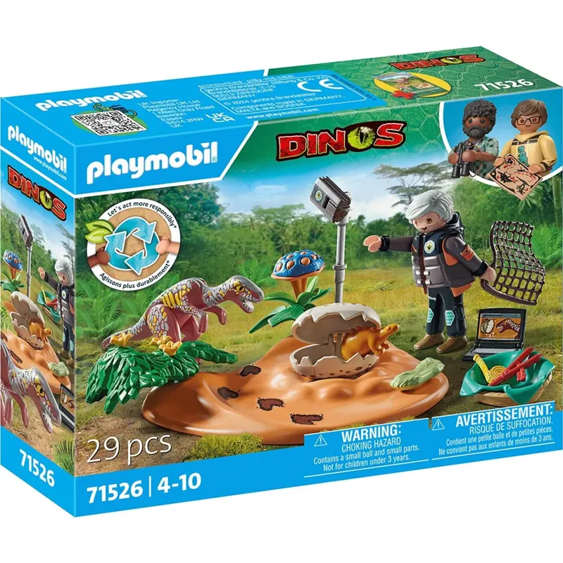 Playmobil Φωλιά Στεγόσαυρου Και Κλέφτης Αυγών (71526)