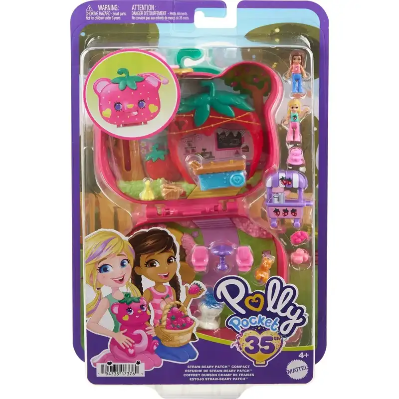 Mattel Polly Pocket Seaside Puppy Ride Compact FRY35 (HRD35)