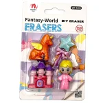 Qihao Fancy Eraser Set: Fantasy World (QH-8308)