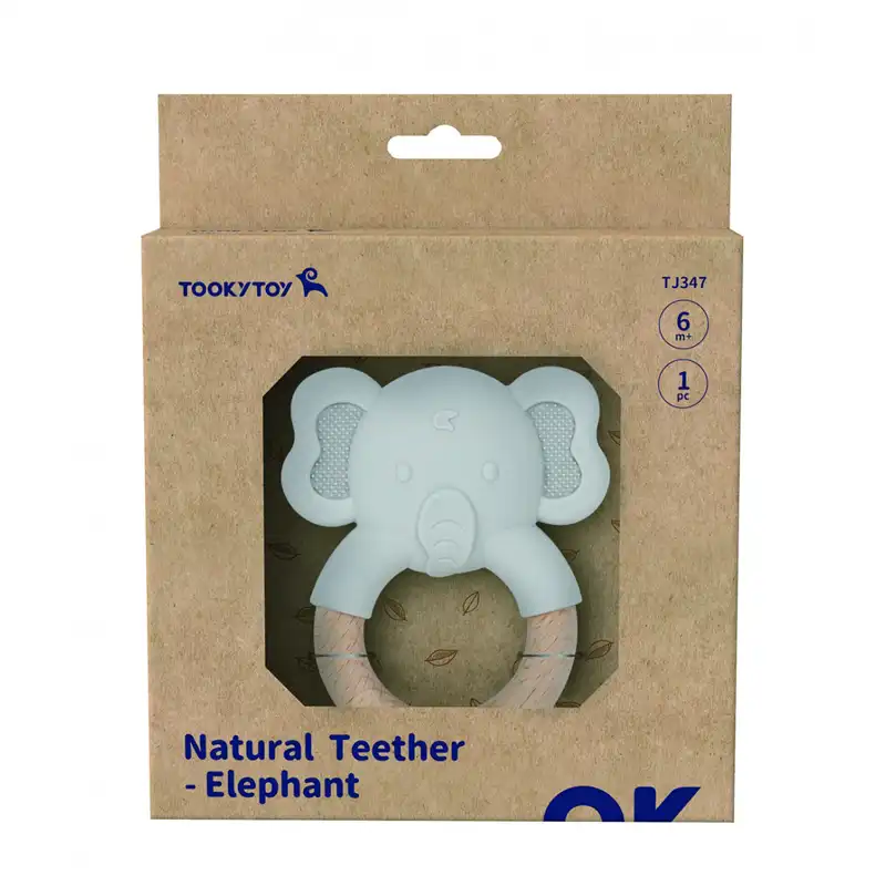 Tooky Toy Μασητικός Κρίκος Ελέφαντας (TJ347)