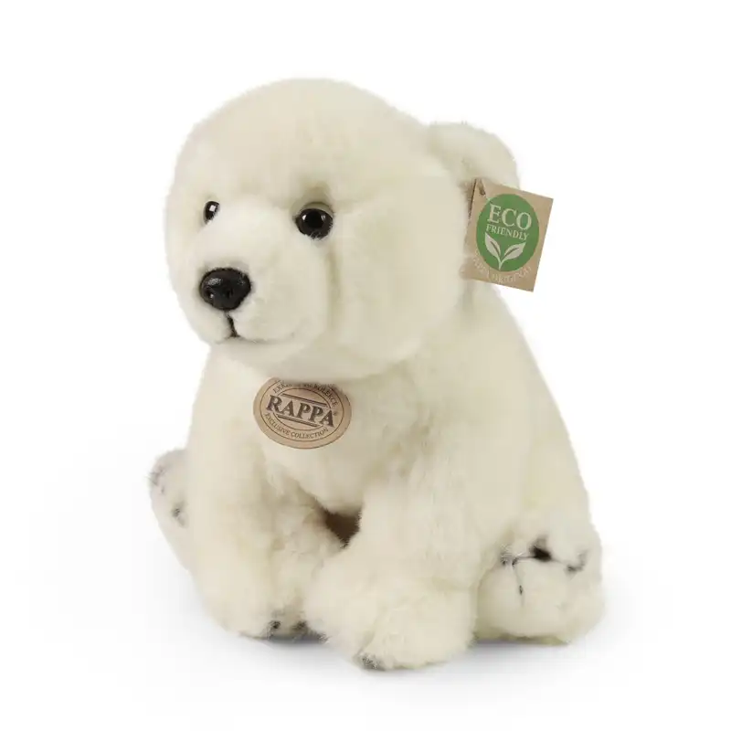 Rappa Λούτρινη Πολική Αρκούδα 25 εκ. Eco-Friendly (231443)