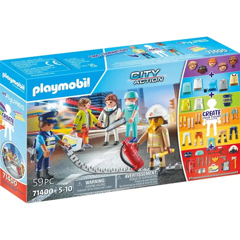 Playmobil My Figures: Ομάδα διάσωσης (71400)